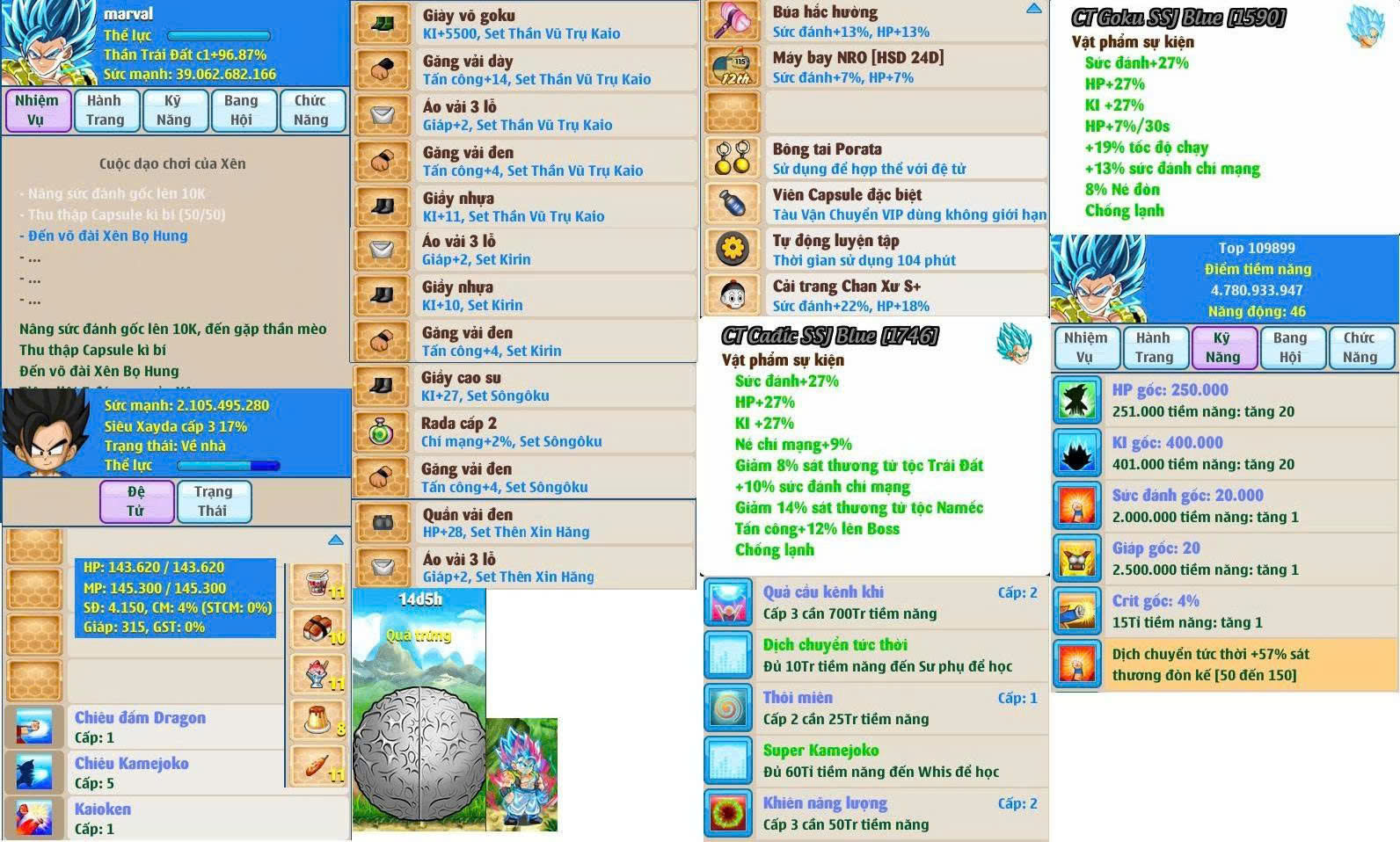 Nick Ngọc Rồng Online VIP giá rẻ, NickDaoQuan.Com, Shop Nick Ngọc Rồng