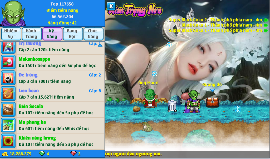 Nick Ngọc Rồng Online VIP giá rẻ, NickDaoQuan.Com, Shop Nick Ngọc Rồng