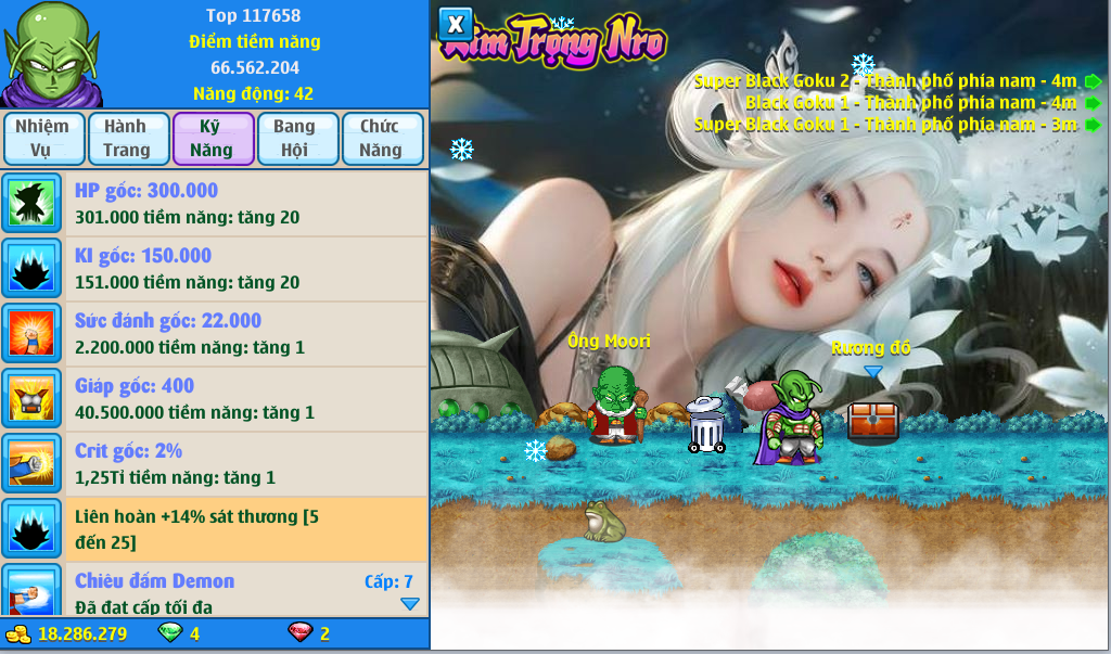 Nick Ngọc Rồng Online VIP giá rẻ, NickDaoQuan.Com, Shop Nick Ngọc Rồng