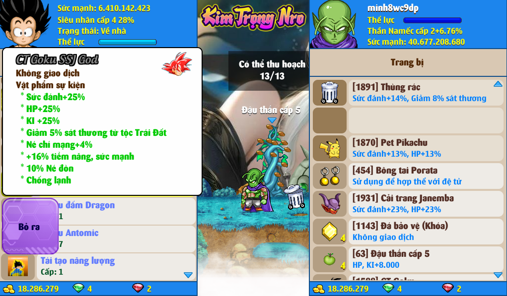 Nick Ngọc Rồng Online VIP giá rẻ, NickDaoQuan.Com, Shop Nick Ngọc Rồng