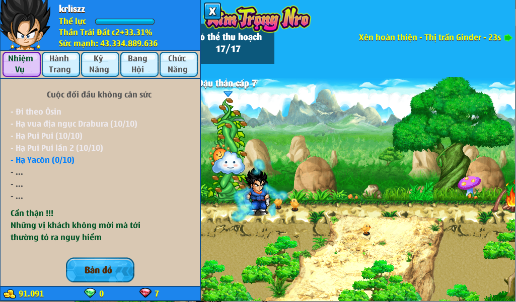 Nick Ngọc Rồng Online VIP giá rẻ, NickDaoQuan.Com, Shop Nick Ngọc Rồng