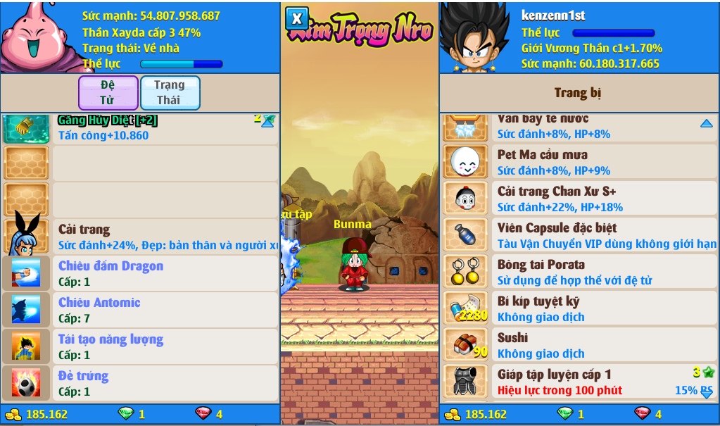 Nick Ngọc Rồng Online VIP giá rẻ, NickDaoQuan.Com, Shop Nick Ngọc Rồng