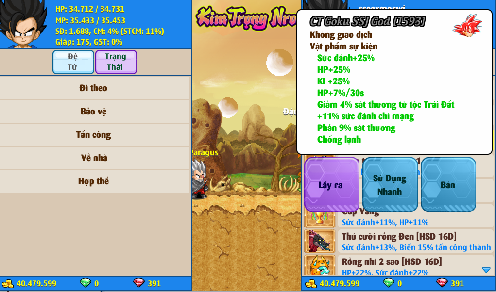 Nick Ngọc Rồng Online VIP giá rẻ, NickDaoQuan.Com, Shop Nick Ngọc Rồng