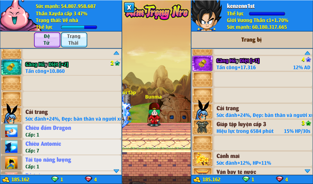 Nick Ngọc Rồng Online VIP giá rẻ, NickDaoQuan.Com, Shop Nick Ngọc Rồng