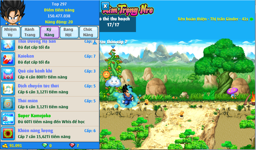 Nick Ngọc Rồng Online VIP giá rẻ, NickDaoQuan.Com, Shop Nick Ngọc Rồng