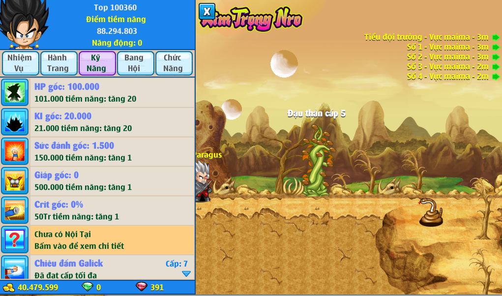 Nick Ngọc Rồng Online VIP giá rẻ, NickDaoQuan.Com, Shop Nick Ngọc Rồng