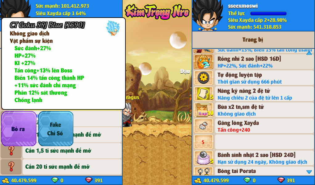 Nick Ngọc Rồng Online VIP giá rẻ, NickDaoQuan.Com, Shop Nick Ngọc Rồng