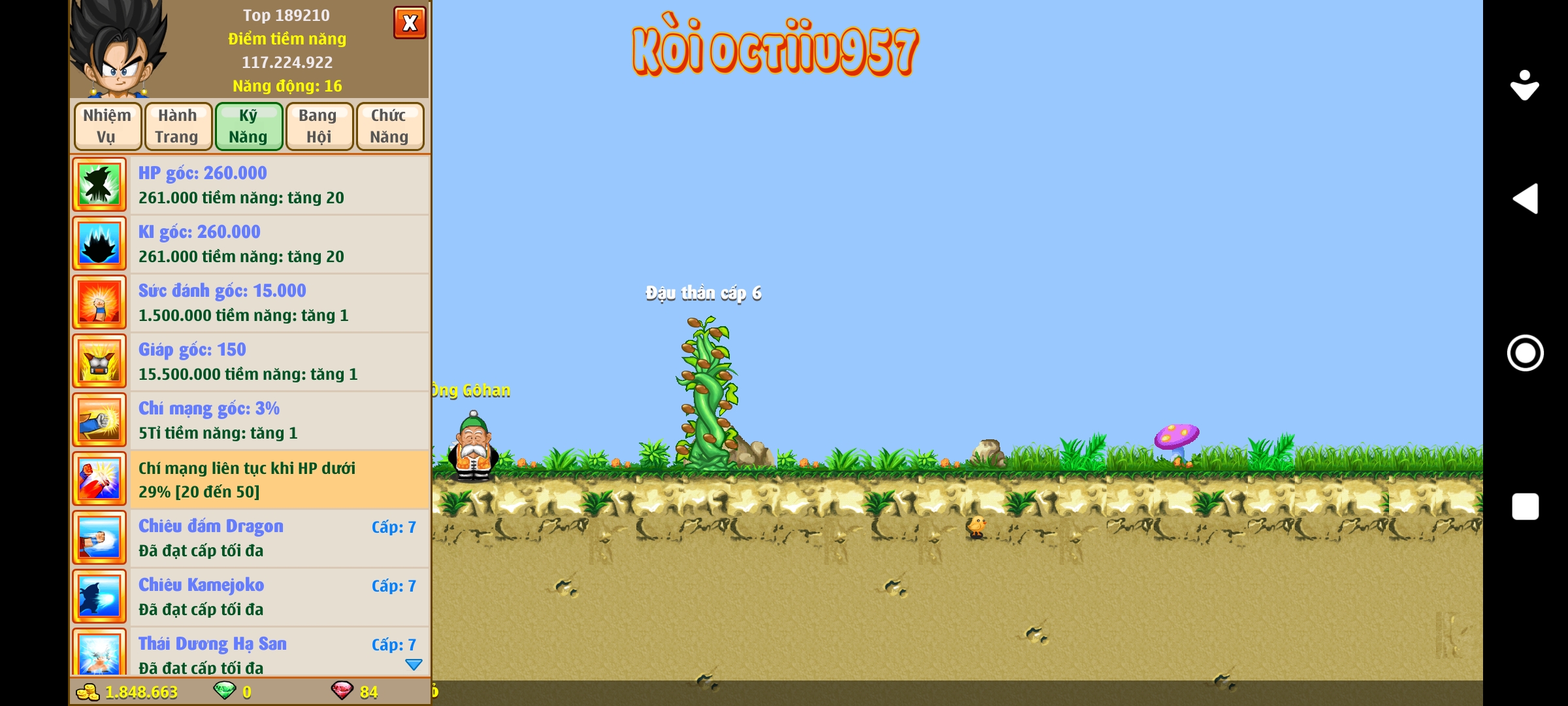 Nick Ngọc Rồng Online VIP giá rẻ, NickDaoquan.Vn, Shop Nick Ngọc Rồng