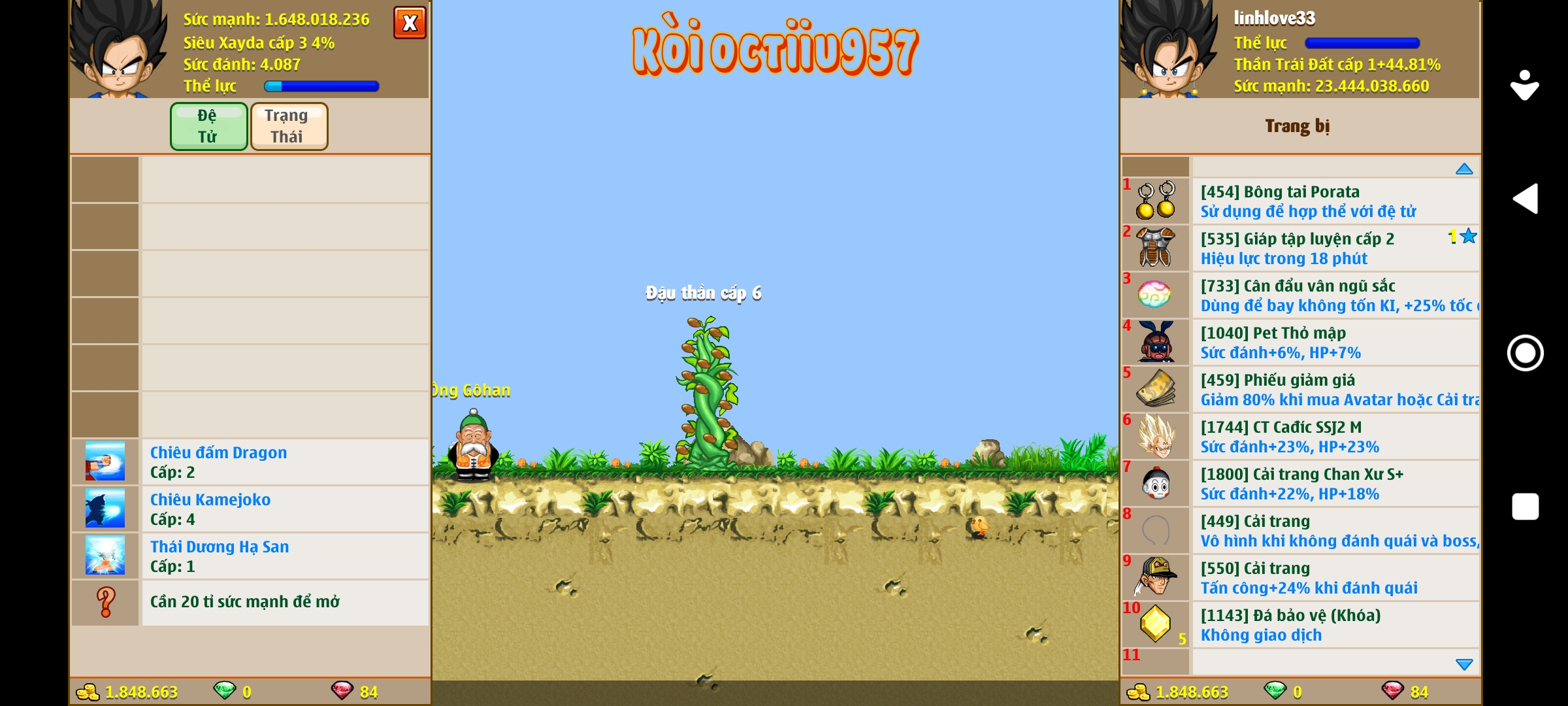 Nick Ngọc Rồng Online VIP giá rẻ, NickDaoquan.Vn, Shop Nick Ngọc Rồng