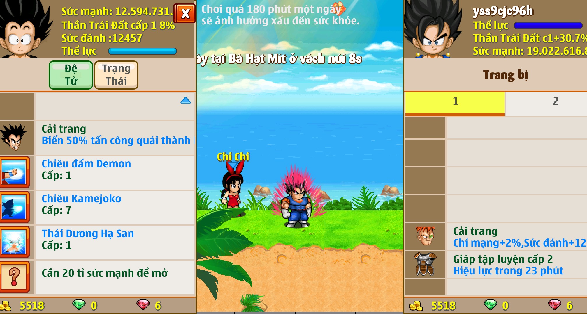 Nick Ngọc Rồng Online VIP giá rẻ, NickDaoquan.Vn, Shop Nick Ngọc Rồng