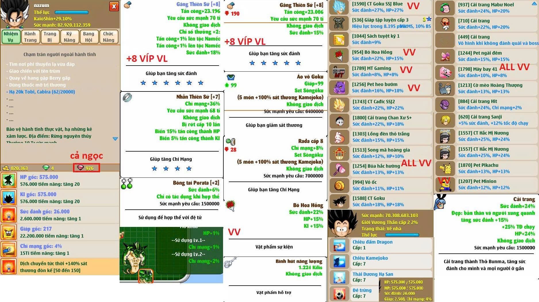 Nick Ngọc Rồng Online VIP giá rẻ, NickDaoQuan.Com, Shop Nick Ngọc Rồng