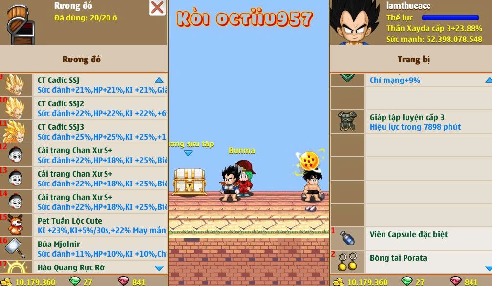 Nick Ngọc Rồng Online VIP giá rẻ, NickDaoQuan.Com, Shop Nick Ngọc Rồng