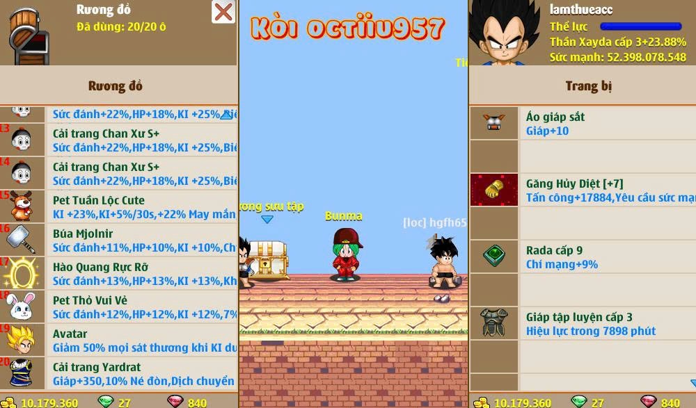 Nick Ngọc Rồng Online VIP giá rẻ, NickDaoQuan.Com, Shop Nick Ngọc Rồng