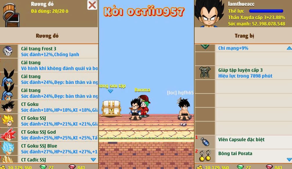 Nick Ngọc Rồng Online VIP giá rẻ, NickDaoQuan.Com, Shop Nick Ngọc Rồng