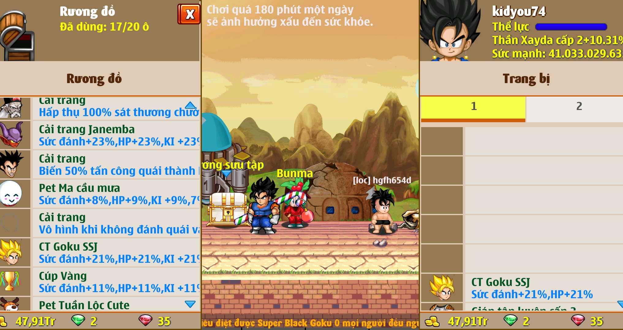 Nick Ngọc Rồng Online VIP giá rẻ, NickDaoQuan.Com, Shop Nick Ngọc Rồng