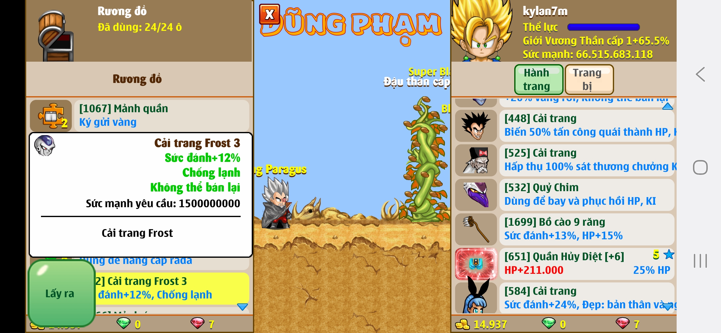 Nick Ngọc Rồng Online VIP giá rẻ, NickDaoQuan.Com, Shop Nick Ngọc Rồng