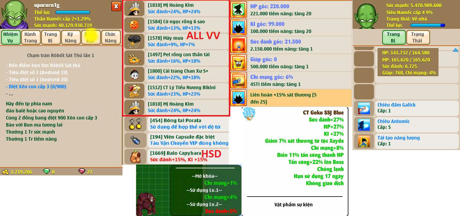 Nick Ngọc Rồng Online VIP giá rẻ, NickDaoquan.Vn, Shop Nick Ngọc Rồng