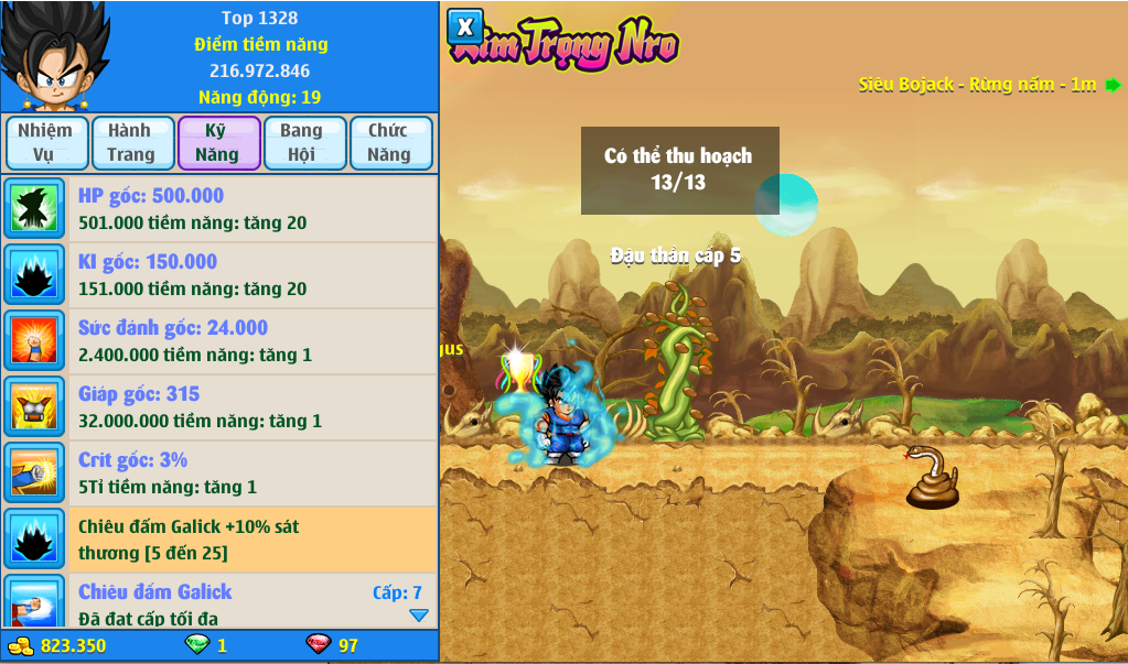 Nick Ngọc Rồng Online VIP giá rẻ, NickDaoQuan.Com, Shop Nick Ngọc Rồng