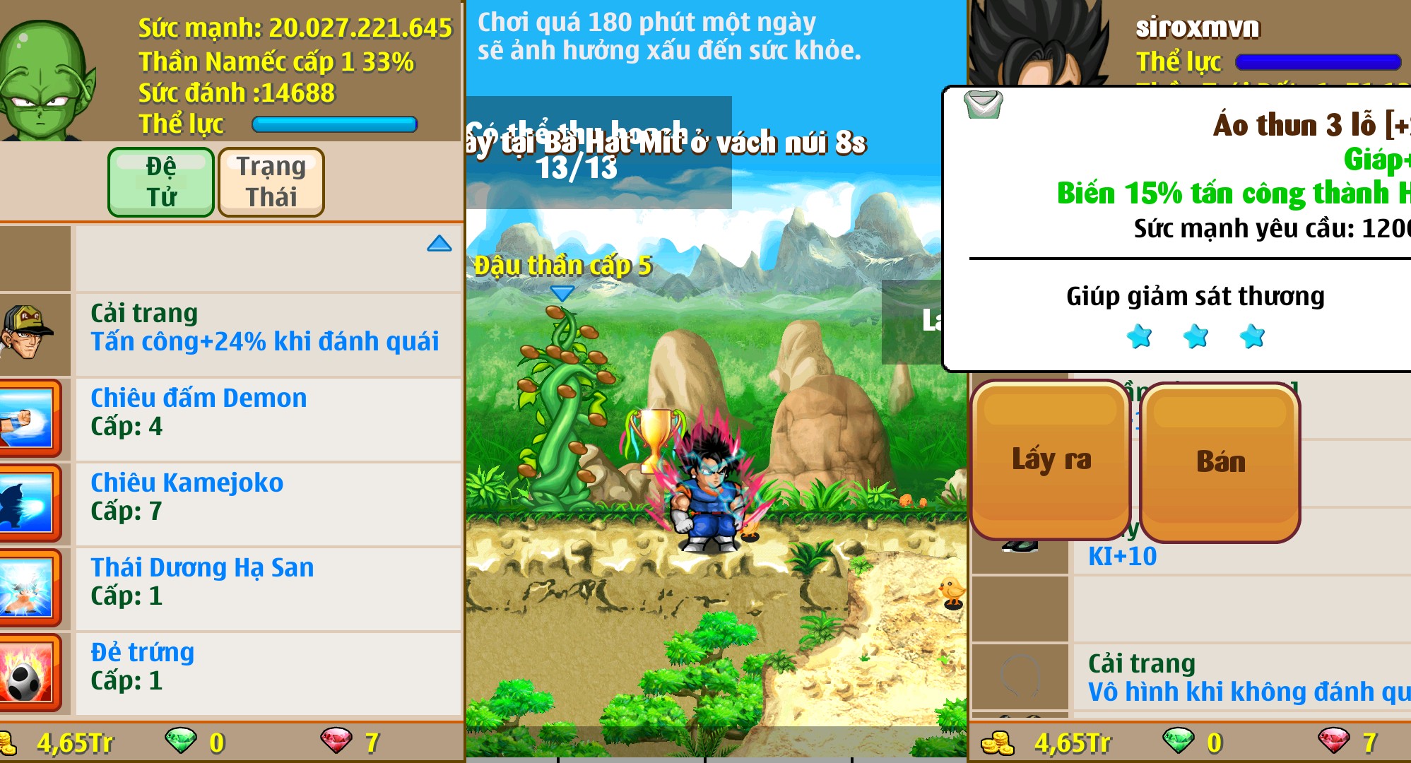 Nick Ngọc Rồng Online VIP giá rẻ, NickDaoQuan.Com, Shop Nick Ngọc Rồng