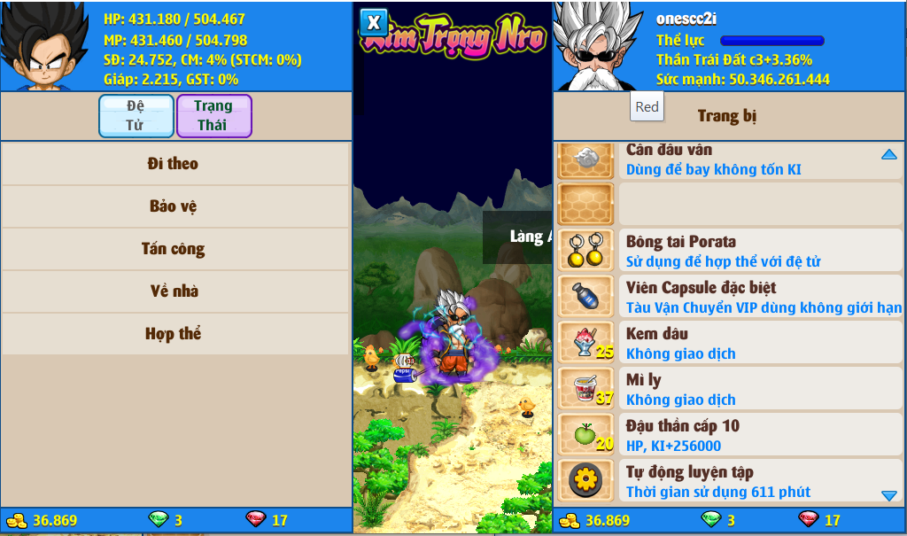 Nick Ngọc Rồng Online VIP giá rẻ, NickDaoQuan.Com, Shop Nick Ngọc Rồng