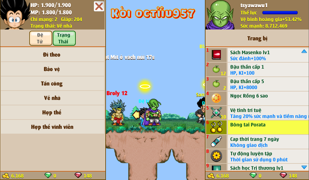 Nick Ngọc Rồng Online VIP giá rẻ, NickDaoQuan.Com, Shop Nick Ngọc Rồng