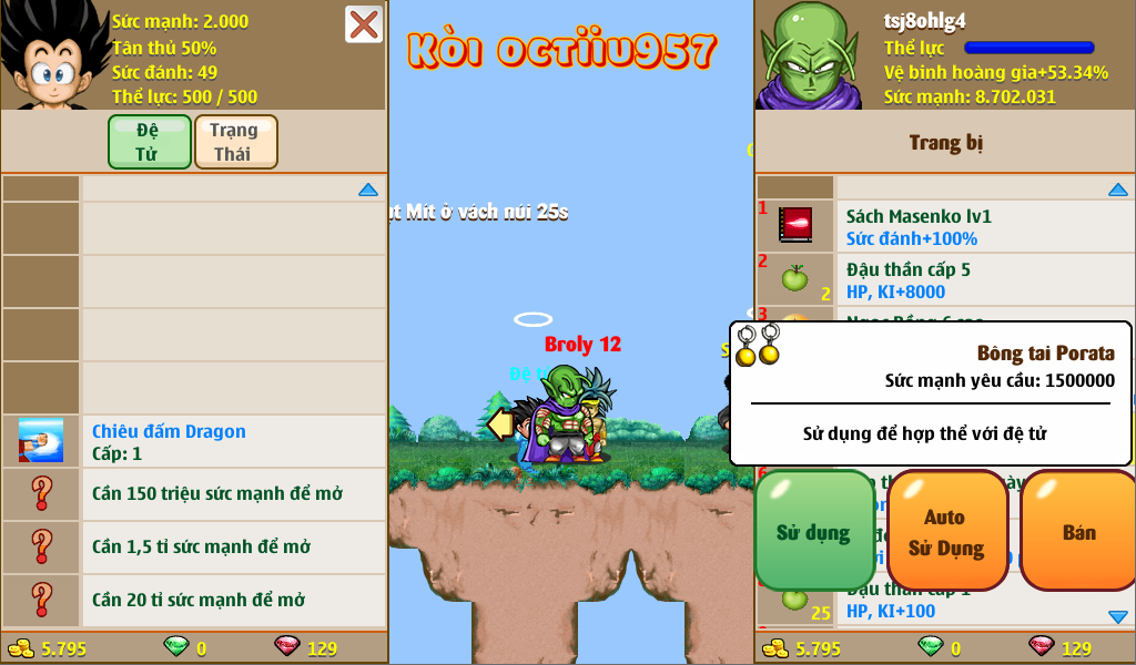 Nick Ngọc Rồng Online VIP giá rẻ, NickDaoQuan.Com, Shop Nick Ngọc Rồng