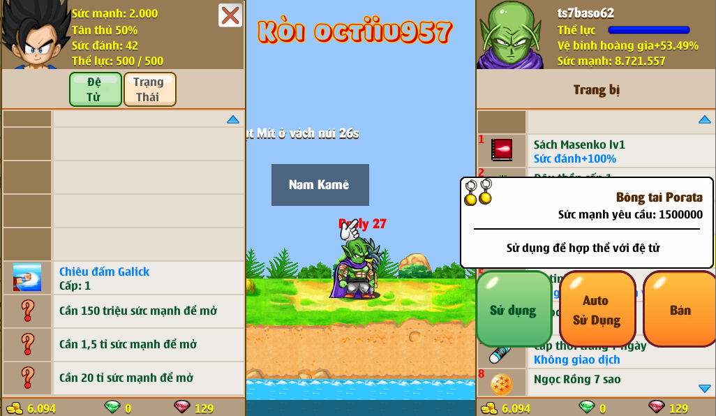 Nick Ngọc Rồng Online VIP giá rẻ, NickDaoQuan.Com, Shop Nick Ngọc Rồng