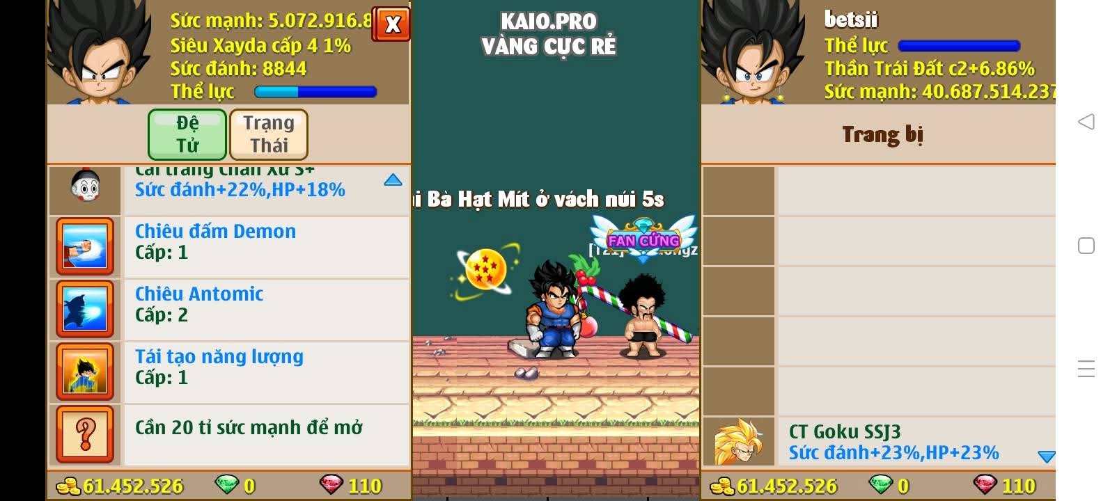 Nick Ngọc Rồng Online VIP giá rẻ, NickDaoQuan.Com, Shop Nick Ngọc Rồng