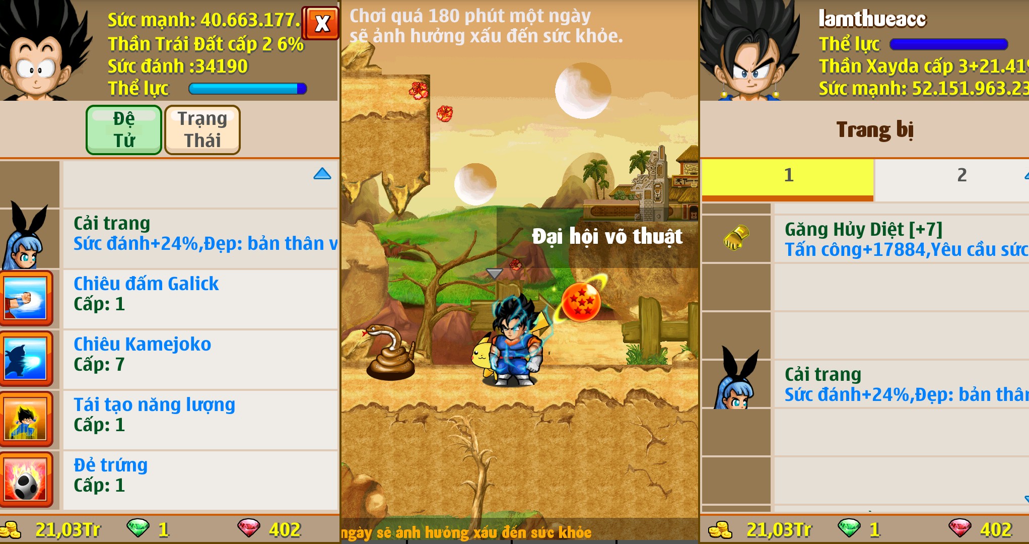 Nick Ngọc Rồng Online VIP giá rẻ, NickDaoquan.Vn, Shop Nick Ngọc Rồng