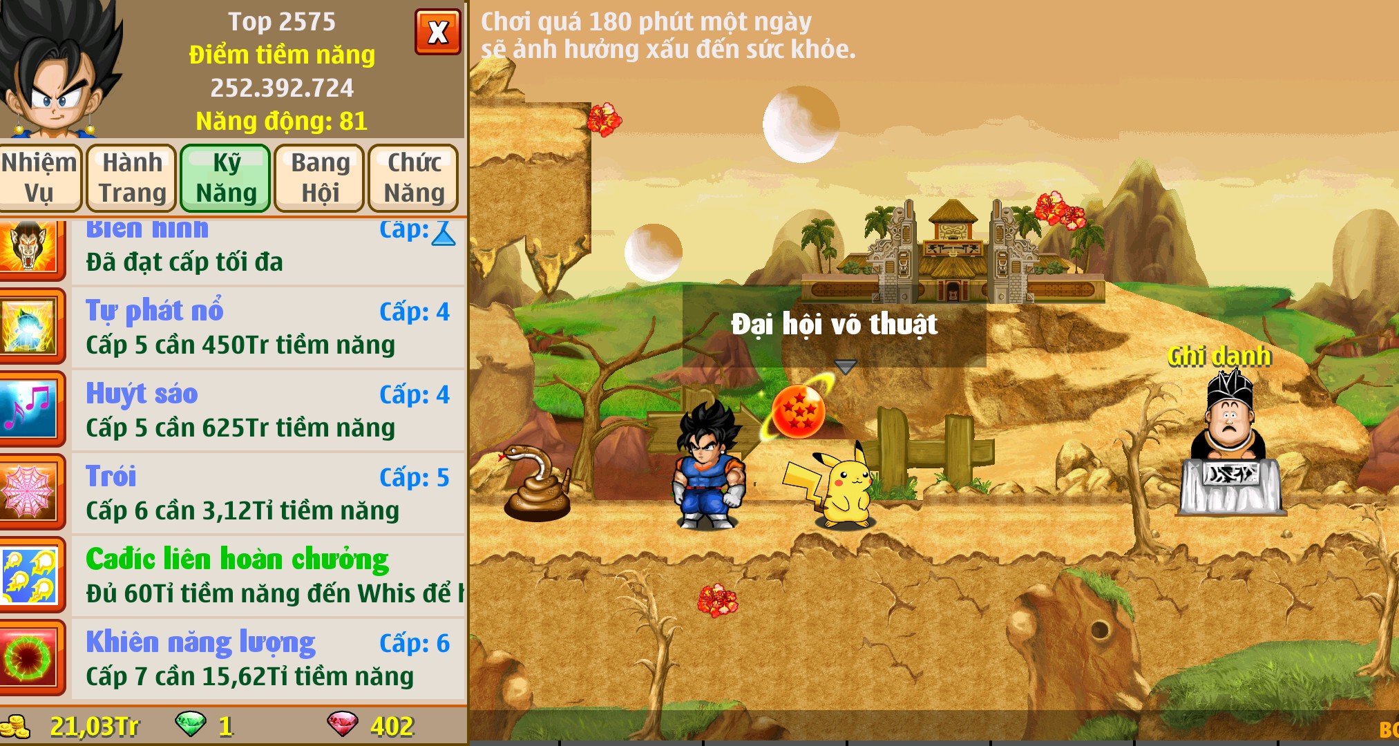 Nick Ngọc Rồng Online VIP giá rẻ, NickDaoquan.Vn, Shop Nick Ngọc Rồng