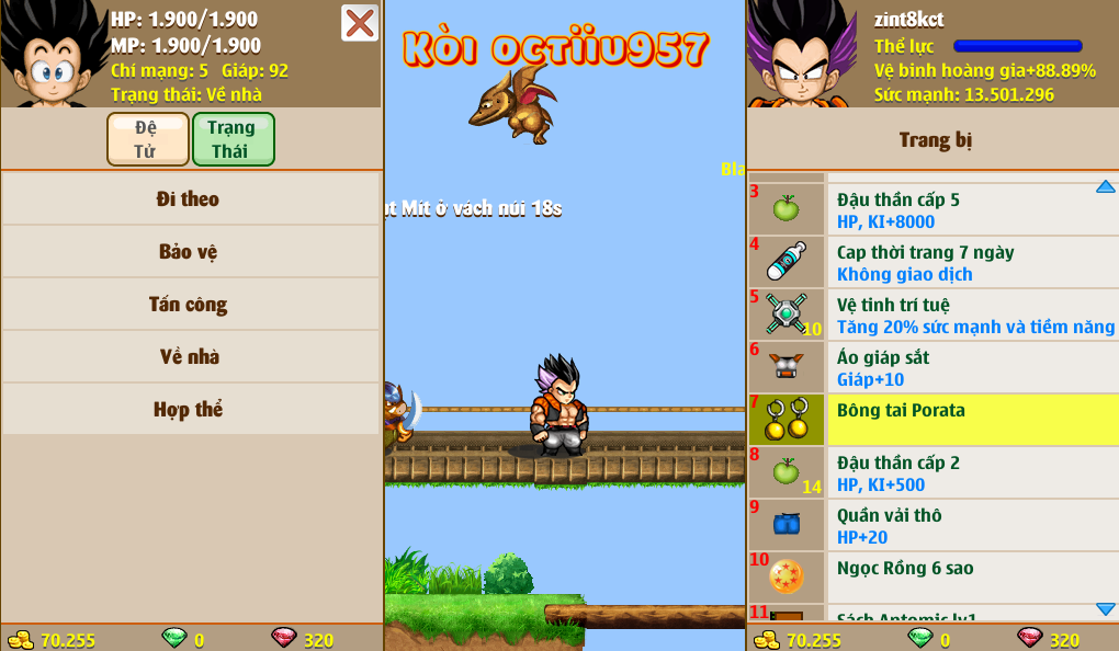 Nick Ngọc Rồng Online VIP giá rẻ, NickDaoQuan.Com, Shop Nick Ngọc Rồng