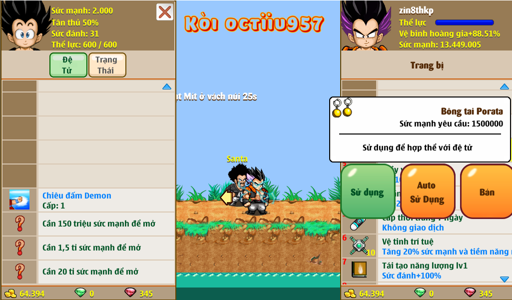 Nick Ngọc Rồng Online VIP giá rẻ, NickDaoQuan.Com, Shop Nick Ngọc Rồng