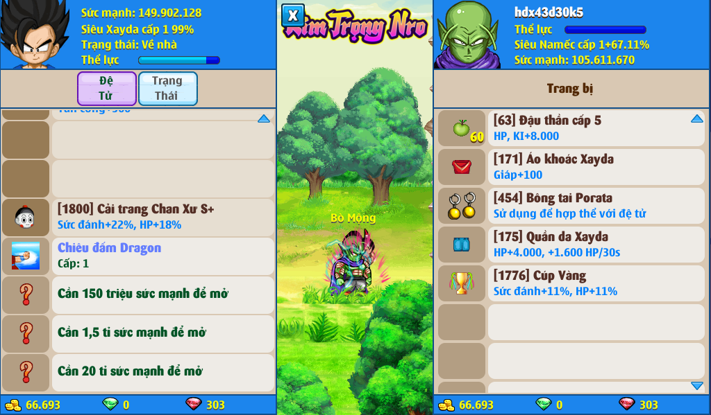 Nick Ngọc Rồng Online VIP giá rẻ, NickDaoQuan.Com, Shop Nick Ngọc Rồng