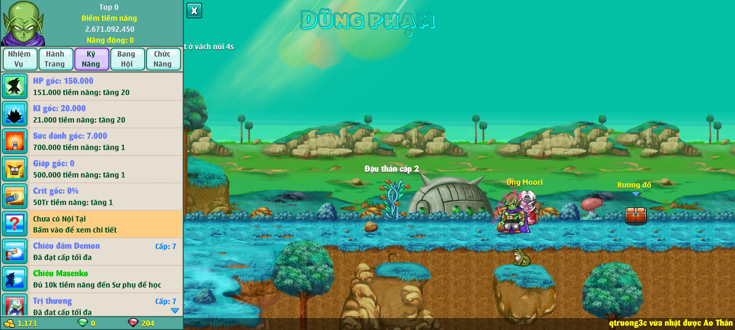 Nick Ngọc Rồng Online VIP giá rẻ, NickDaoQuan.Com, Shop Nick Ngọc Rồng