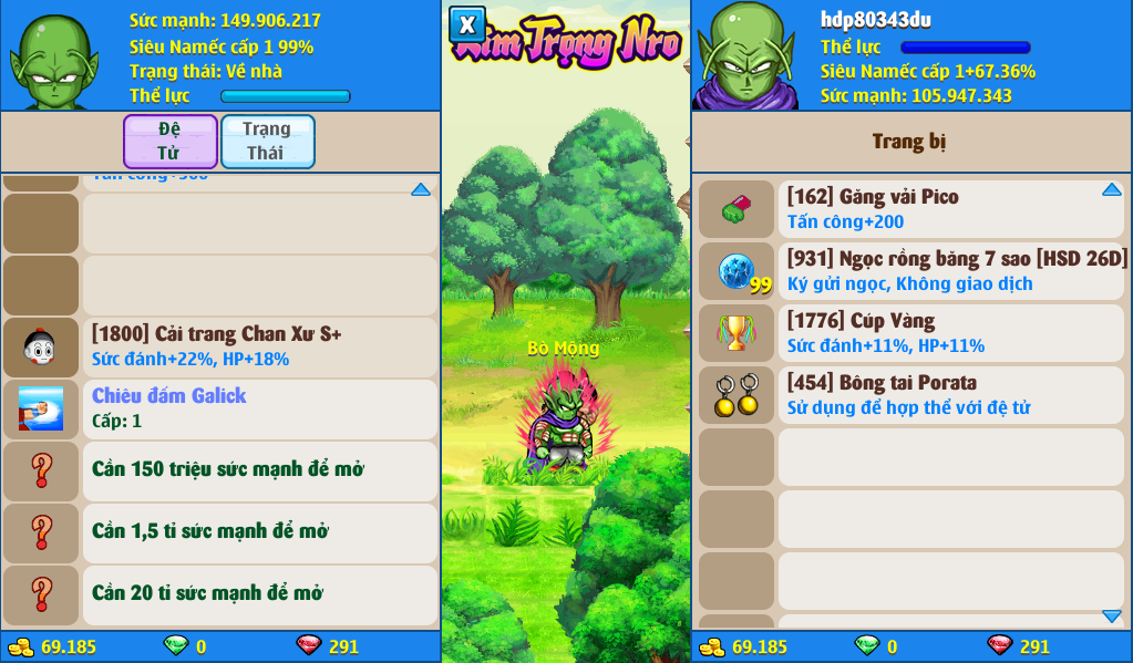 Nick Ngọc Rồng Online VIP giá rẻ, NickDaoQuan.Com, Shop Nick Ngọc Rồng