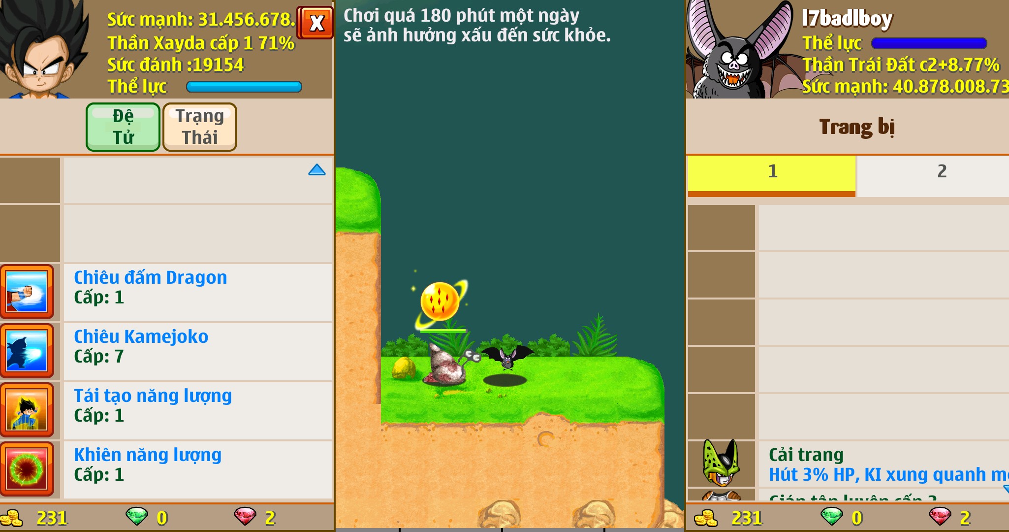 Nick Ngọc Rồng Online VIP giá rẻ, NickDaoquan.Vn, Shop Nick Ngọc Rồng