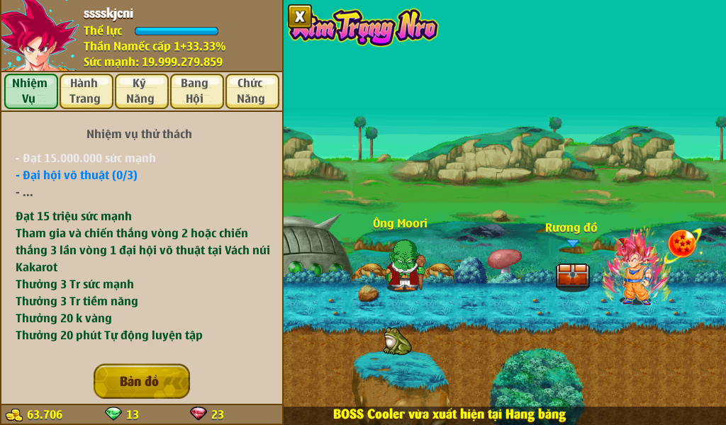 Nick Ngọc Rồng Online VIP giá rẻ, NickDaoQuan.Com, Shop Nick Ngọc Rồng