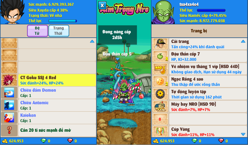 Nick Ngọc Rồng Online VIP giá rẻ, NickDaoQuan.Com, Shop Nick Ngọc Rồng