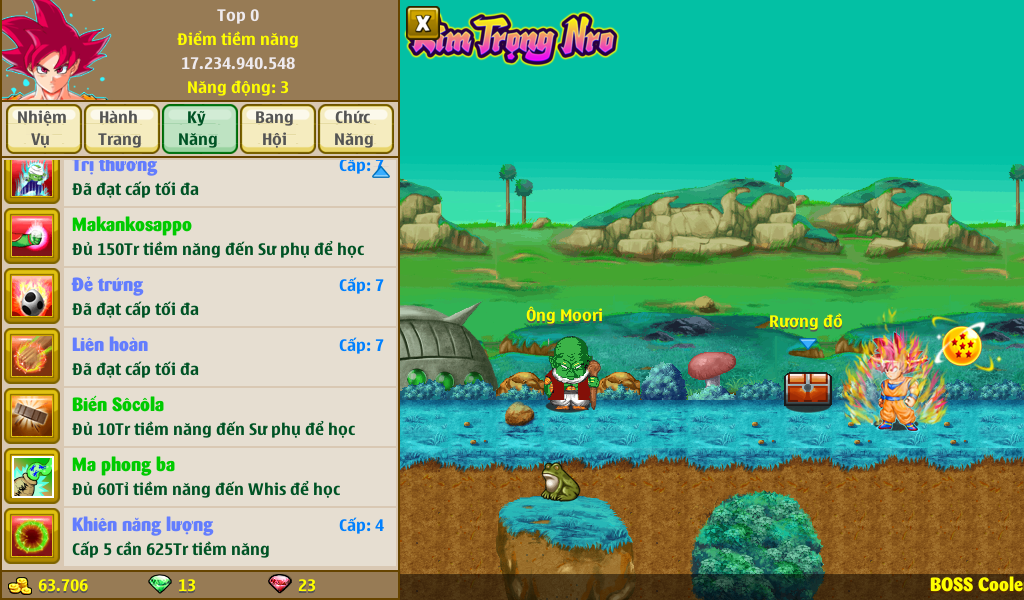 Nick Ngọc Rồng Online VIP giá rẻ, NickDaoQuan.Com, Shop Nick Ngọc Rồng