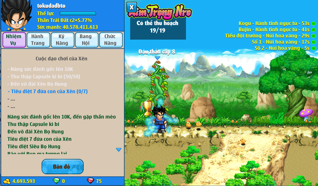 Nick Ngọc Rồng Online VIP giá rẻ, NickDaoQuan.Com, Shop Nick Ngọc Rồng