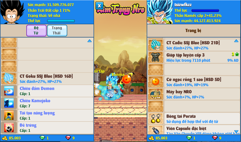 Nick Ngọc Rồng Online VIP giá rẻ, NickDaoQuan.Com, Shop Nick Ngọc Rồng