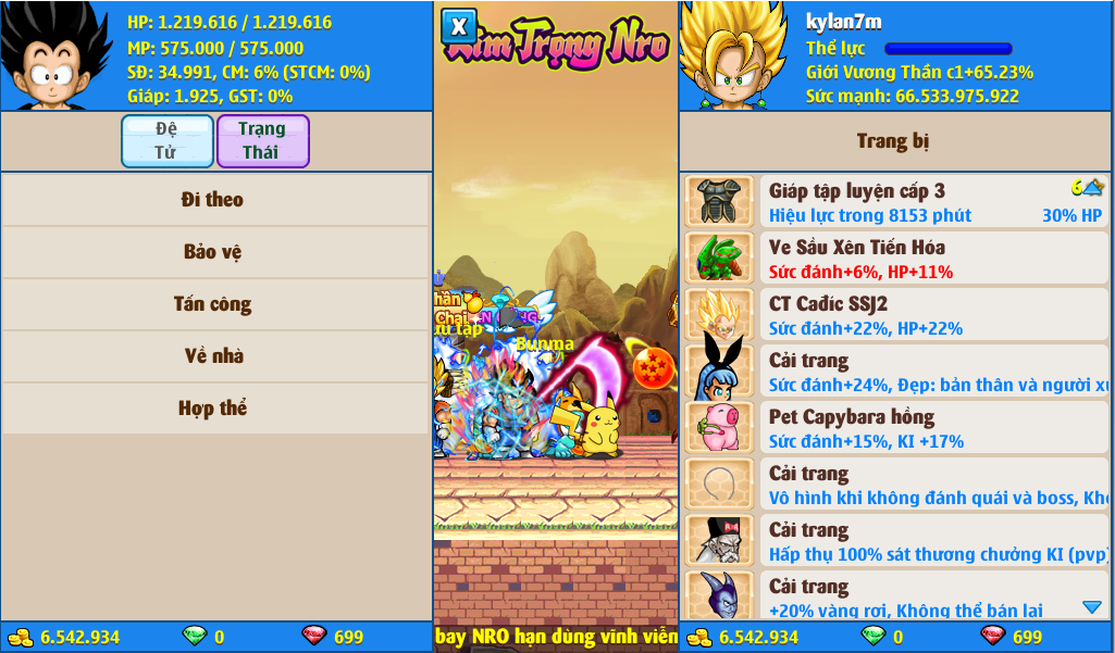 Nick Ngọc Rồng Online VIP giá rẻ, NickDaoQuan.Com, Shop Nick Ngọc Rồng