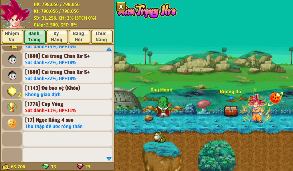 Nick Ngọc Rồng Online VIP giá rẻ, NickDaoQuan.Com, Shop Nick Ngọc Rồng