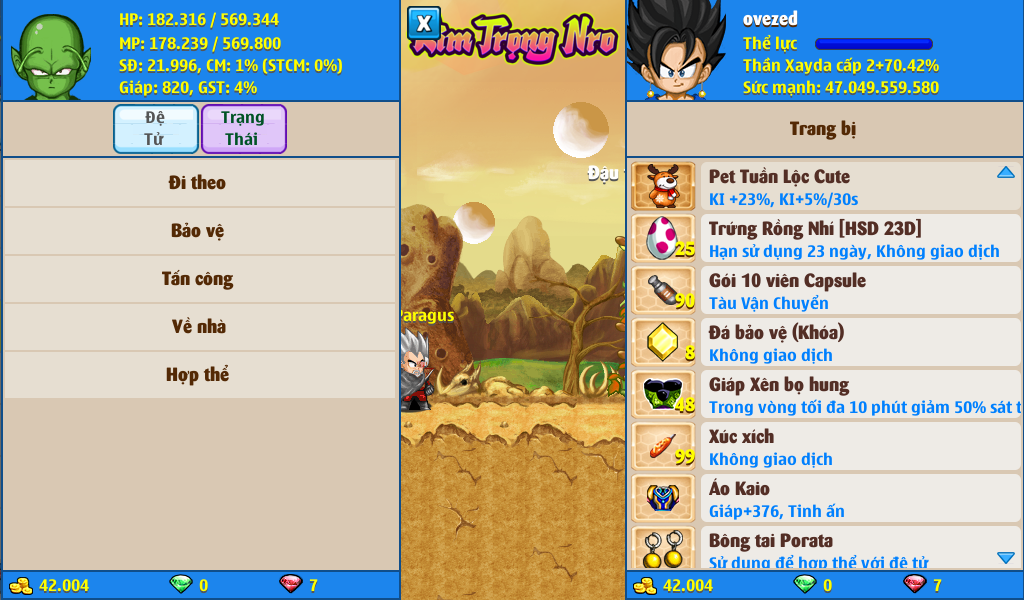 Nick Ngọc Rồng Online VIP giá rẻ, NickDaoQuan.Com, Shop Nick Ngọc Rồng