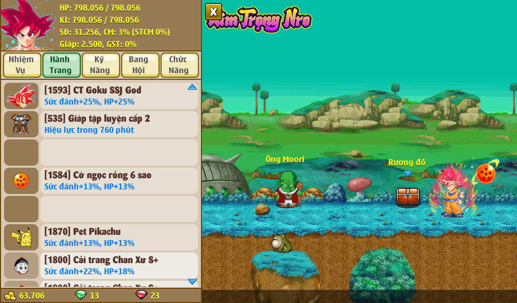 Nick Ngọc Rồng Online VIP giá rẻ, NickDaoQuan.Com, Shop Nick Ngọc Rồng