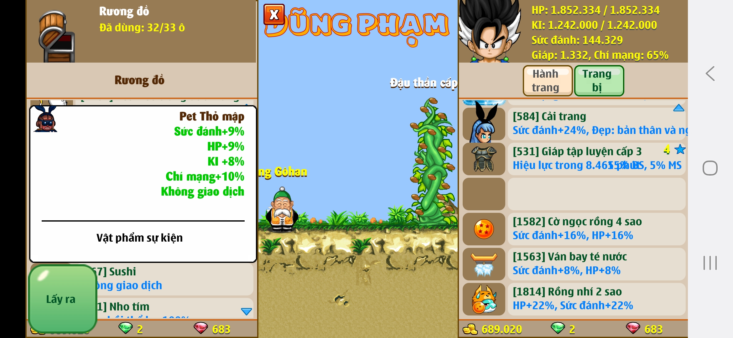 Nick Ngọc Rồng Online VIP giá rẻ, NickDaoQuan.Com, Shop Nick Ngọc Rồng