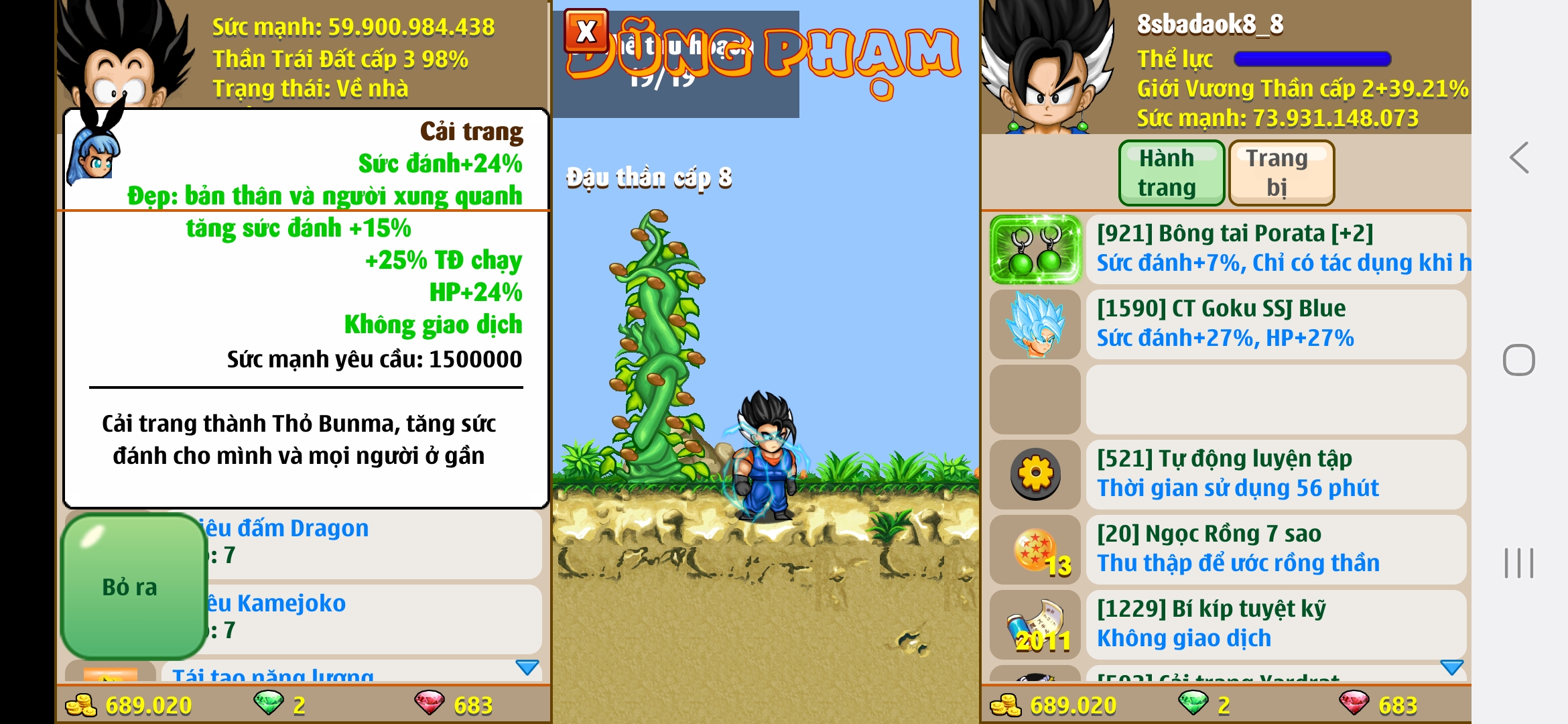 Nick Ngọc Rồng Online VIP giá rẻ, NickDaoQuan.Com, Shop Nick Ngọc Rồng