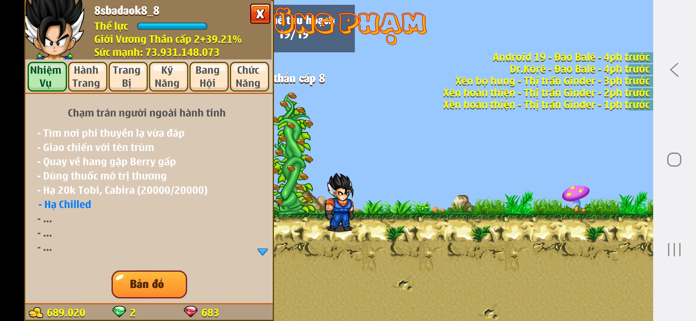 Nick Ngọc Rồng Online VIP giá rẻ, NickDaoQuan.Com, Shop Nick Ngọc Rồng