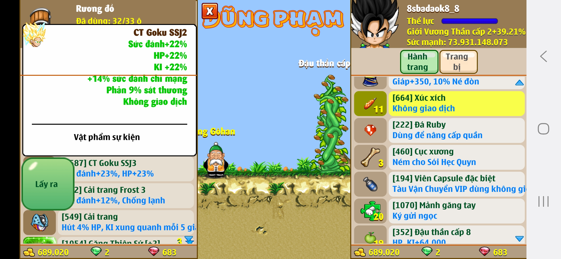 Nick Ngọc Rồng Online VIP giá rẻ, NickDaoQuan.Com, Shop Nick Ngọc Rồng