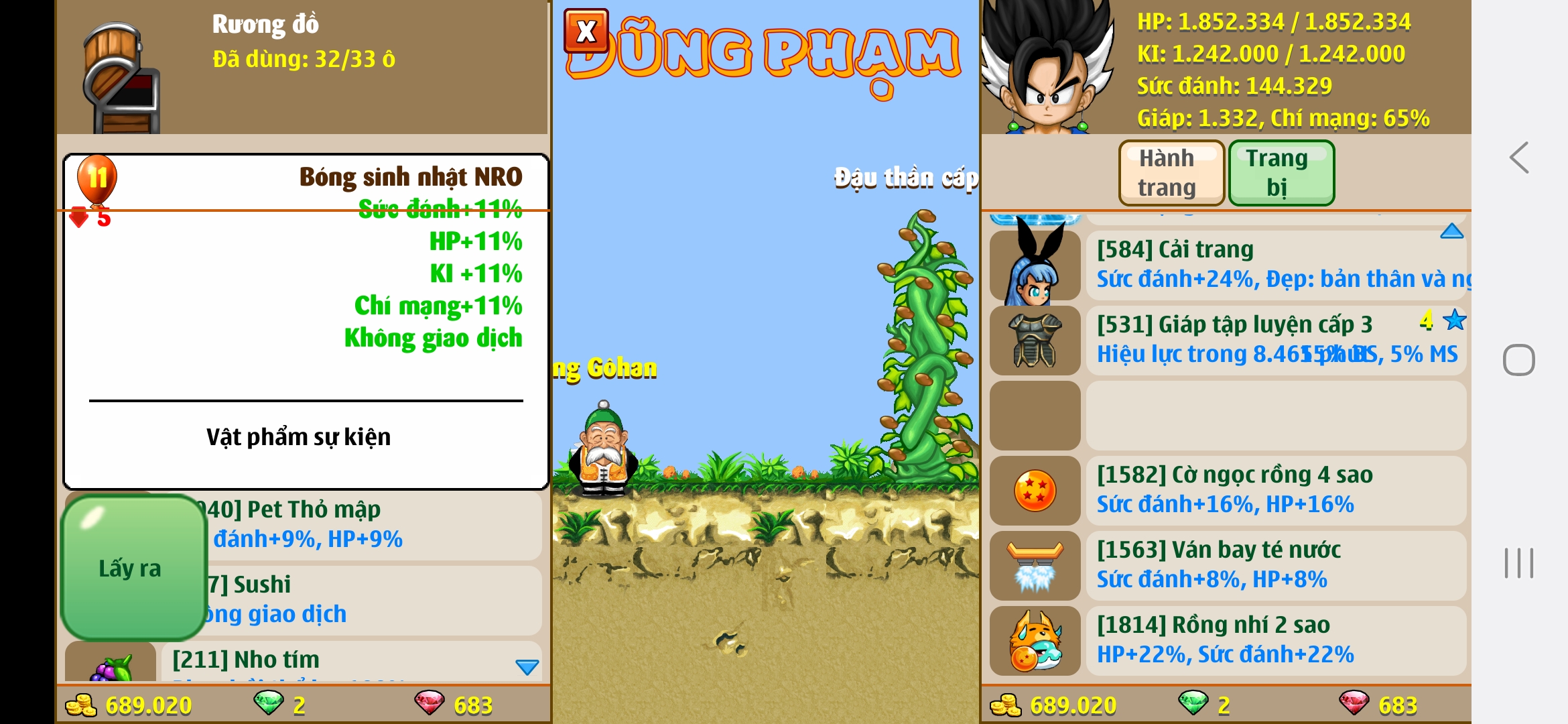 Nick Ngọc Rồng Online VIP giá rẻ, NickDaoQuan.Com, Shop Nick Ngọc Rồng